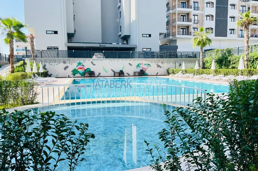 Apartament 1+1 w Alanyi, Kargicak, drugi nadmorski. Nadaje się do wynajmu krótkoterminowego  9 