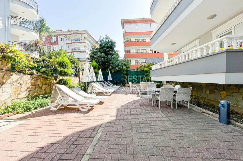 Apartament 2+1 w Alanyi, Oba — umeblowany, z dużym przeszklonym balkonem i dogodną lokalizacją 9 
