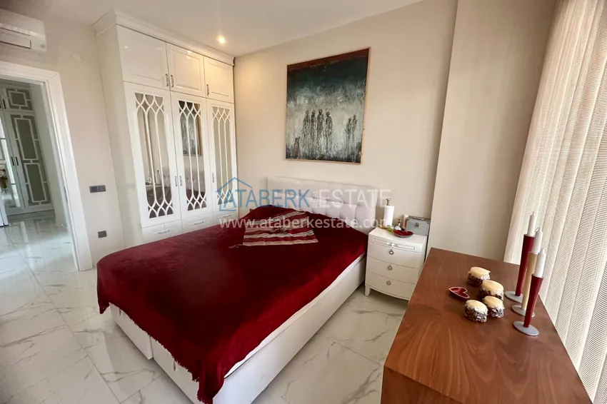Kupuj  Apartament 2+1 w Alanyi, Oba z widokiem na morze — pierwsza linia, obywatelstwo 12 