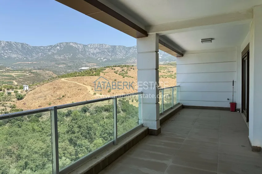 Kupuj  Apartament 2+1 z panoramicznym widokiem na morze i przyrodę w Mahmutlar — w kompleksie premium 11 