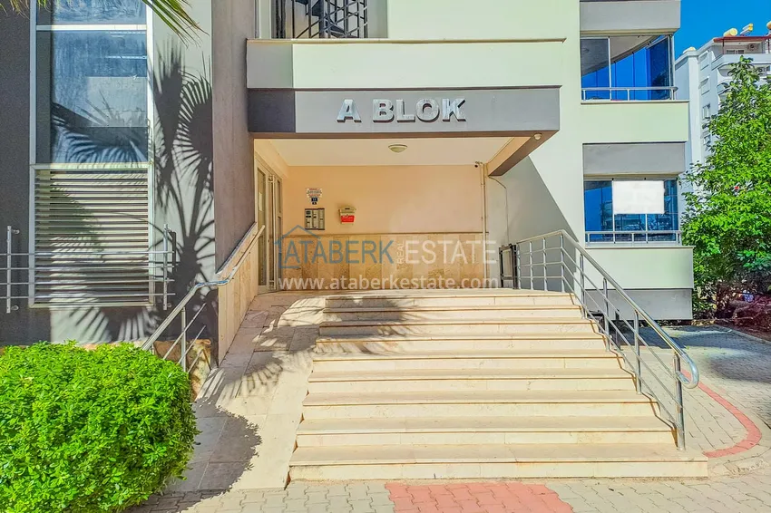 Apartament 2+1 z widokiem na morze w dzielnicy Alanya Mahmutlar  12 