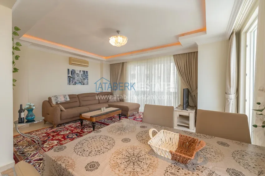 Kupuj  Apartament 2+1 z widokiem na morze w dzielnicy Alanya Mahmutlar  12 