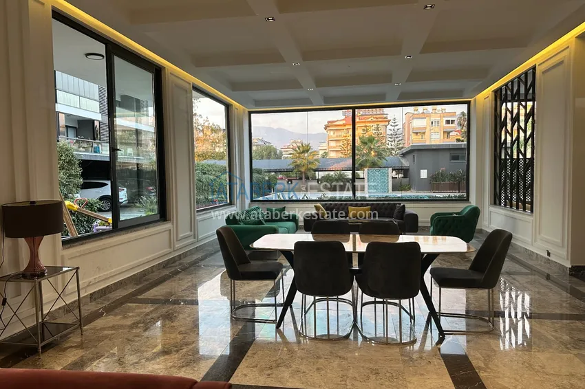 Apartament 2+1 w Alanyi, Oba z widokiem na morze — pierwsza linia, obywatelstwo 13 