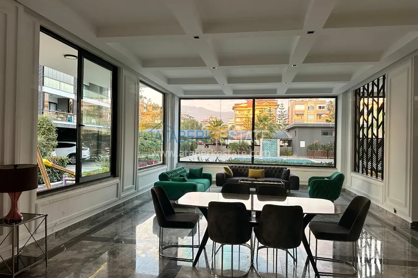 Apartament 2+1 w Alanyi, Oba z widokiem na morze — pierwsza linia, obywatelstwo 14 