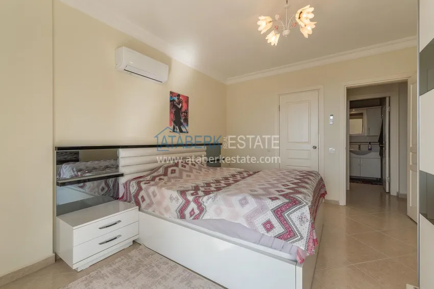 Kupuj  Apartament 2+1 z widokiem na morze w dzielnicy Alanya Mahmutlar  14 