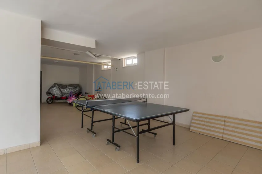 Apartament 2+1 z widokiem na morze w dzielnicy Alanya Mahmutlar  15 
