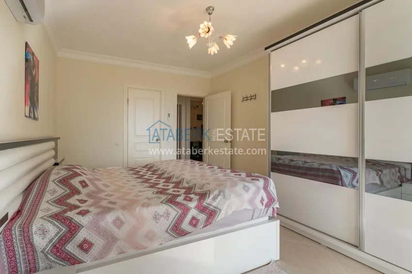 Kupuj  Apartament 2+1 z widokiem na morze w dzielnicy Alanya Mahmutlar  15 
