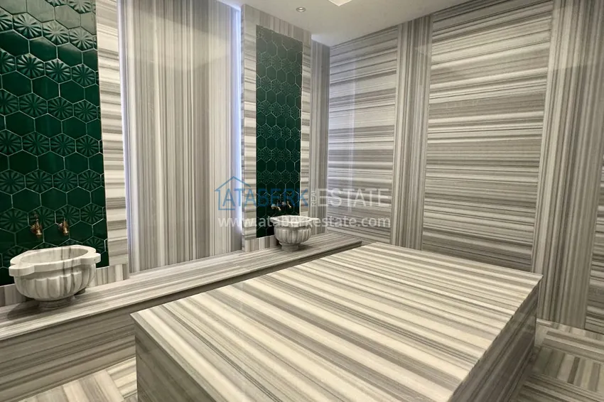 Apartament 2+1 w Alanyi, Oba z widokiem na morze — pierwsza linia, obywatelstwo 17 