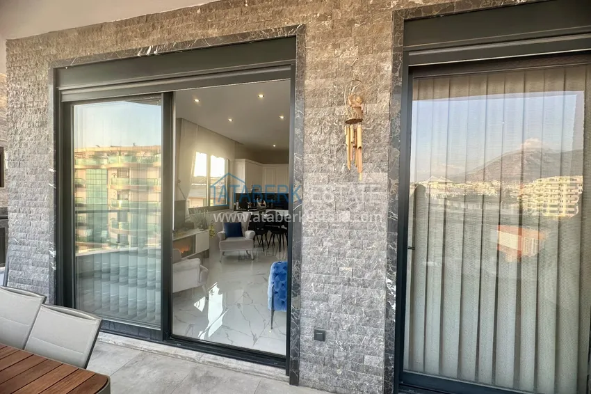 Kupuj  Apartament 2+1 w Alanyi, Oba z widokiem na morze — pierwsza linia, obywatelstwo 18 