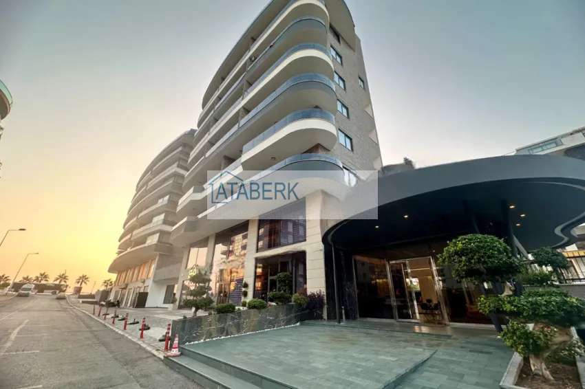 Apartament 2+1 w Alanyi, Oba z widokiem na morze — pierwsza linia, obywatelstwo 1 
