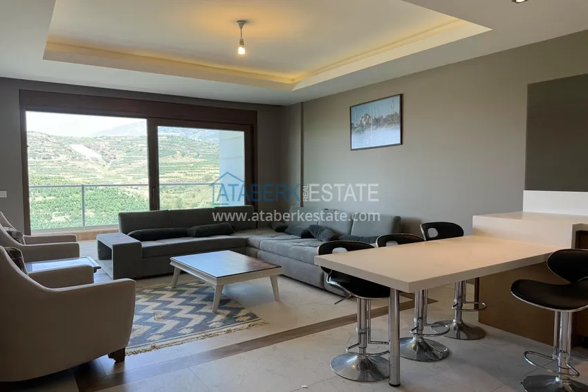 Kupuj  Apartament 2+1 z panoramicznym widokiem na morze i przyrodę w Mahmutlar — w kompleksie premium 1 
