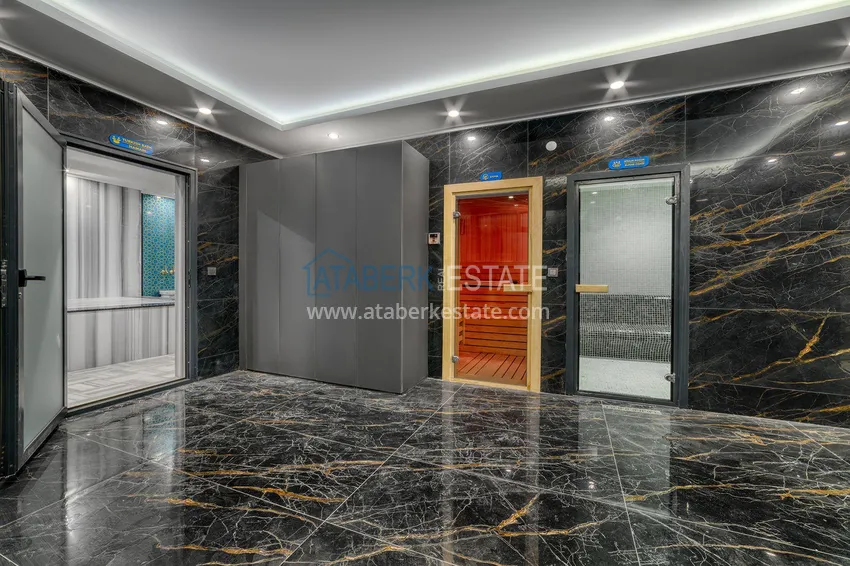 Apartament 1+1 z licencją na wynajem krótkoterminowy w Avsallar  28 