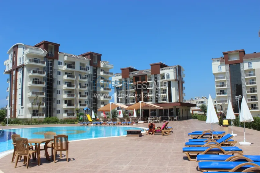 Apartament 1+1 70 m2 w Avsallar — opcja umeblowana w nowoczesnym kompleksie nad morzem 2 
