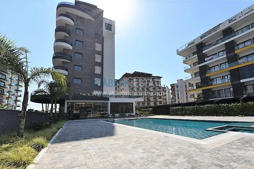 Apartament 2+1 w Alanyi, Oba z widokiem na morze — pierwsza linia, obywatelstwo 2 