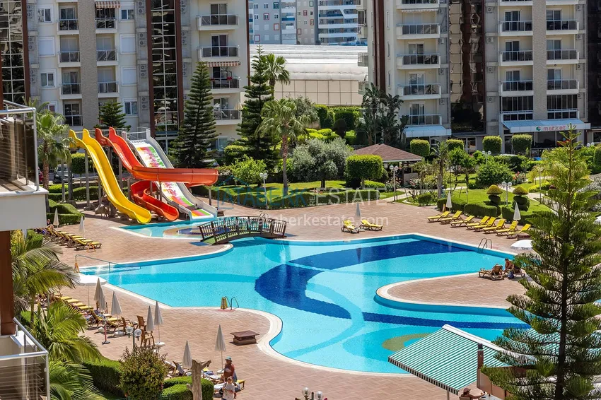 Apartament 1+1 70 m2 w Avsallar — opcja umeblowana w nowoczesnym kompleksie nad morzem 3 