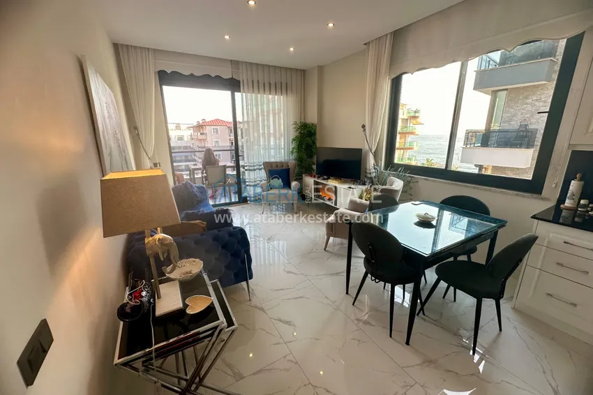 Kupuj  Apartament 2+1 w Alanyi, Oba z widokiem na morze — pierwsza linia, obywatelstwo 4 