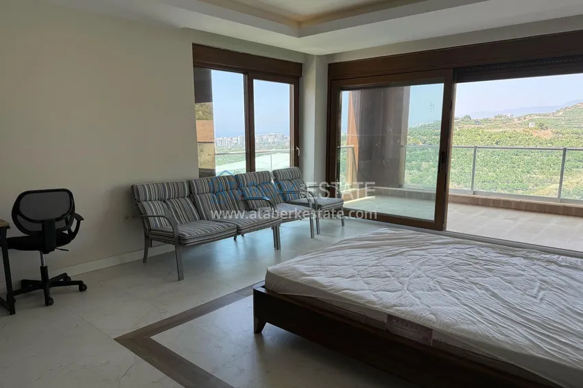 Kupuj  Apartament 2+1 z panoramicznym widokiem na morze i przyrodę w Mahmutlar — w kompleksie premium 7 