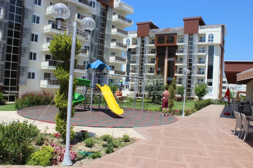 Apartament 1+1 70 m2 w Avsallar — opcja umeblowana w nowoczesnym kompleksie nad morzem 8 