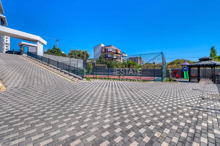 Apartament 1+1 z licencją na wynajem krótkoterminowy w Avsallar  10 