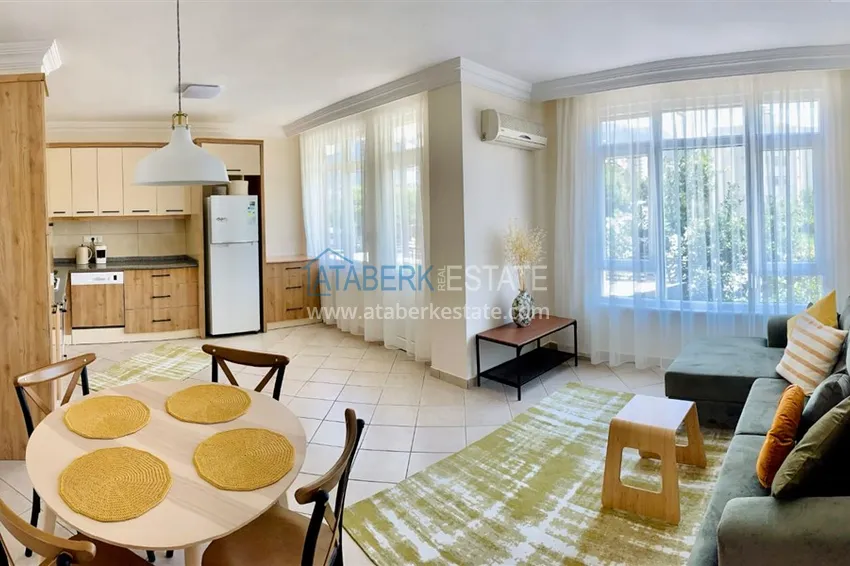 Kupuj Apartament 1+1 z meblami i widokiem na góry — 200 metrów od morza, okolica Oba 3 