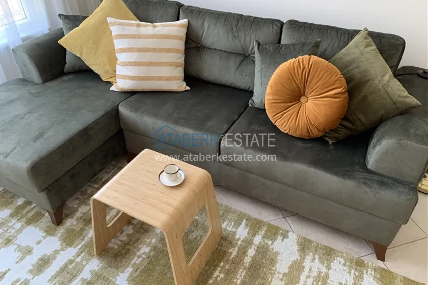Kupuj Apartament 1+1 z meblami i widokiem na góry — 200 metrów od morza, okolica Oba 6 