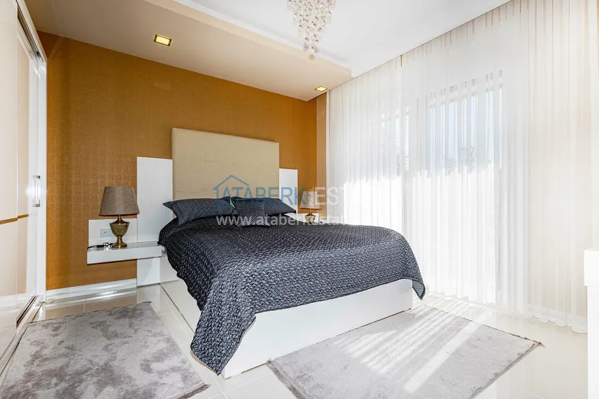Kupuj  Elegancka willa 3+1 z panoramicznym widokiem na morze i góry w elitarnym kompleksie — Alanya, dzielnica Kargicak 15 