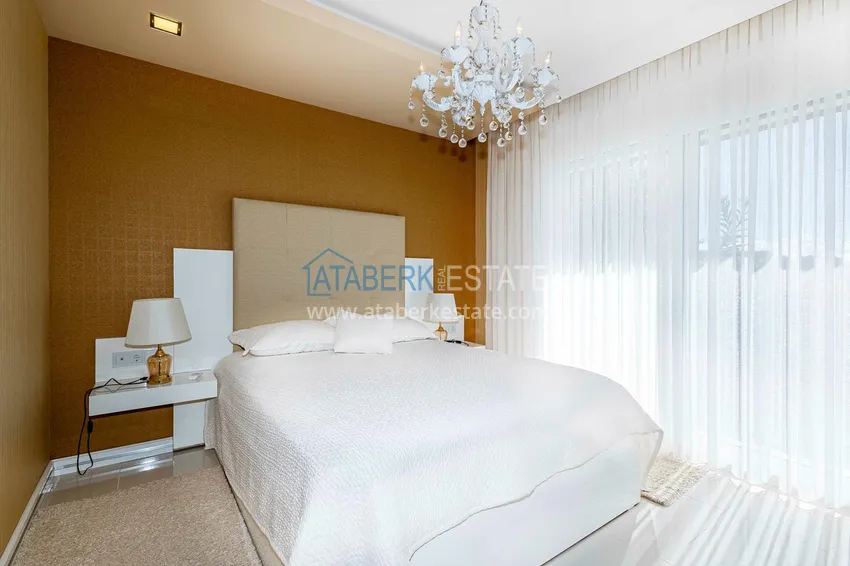 Kupuj  Elegancka willa 3+1 z panoramicznym widokiem na morze i góry w elitarnym kompleksie — Alanya, dzielnica Kargicak 17 