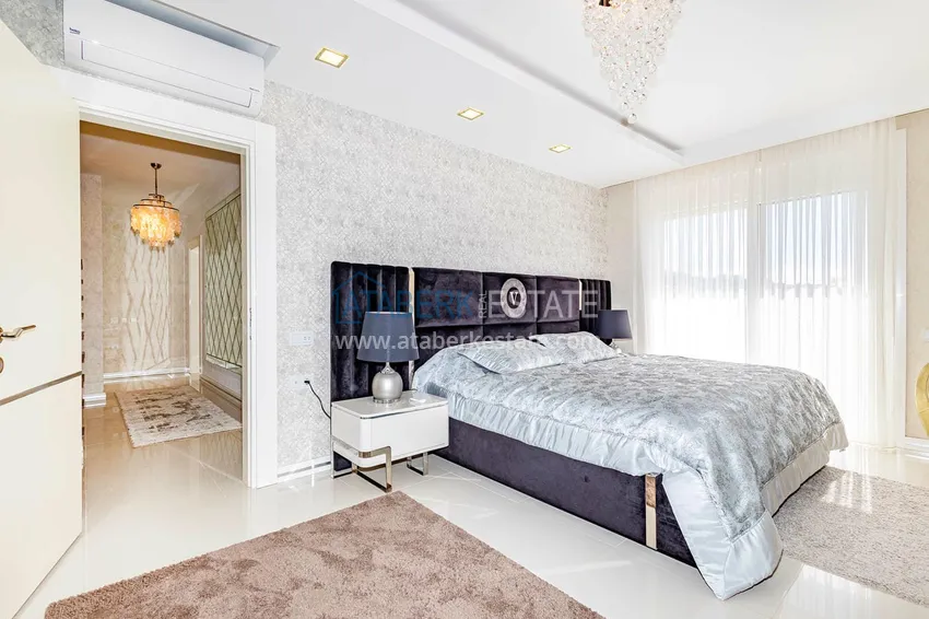 Kupuj  Elegancka willa 3+1 z panoramicznym widokiem na morze i góry w elitarnym kompleksie — Alanya, dzielnica Kargicak 19 