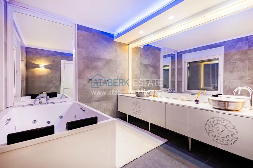 Kupuj  Elegancka willa 3+1 z panoramicznym widokiem na morze i góry w elitarnym kompleksie — Alanya, dzielnica Kargicak 21 