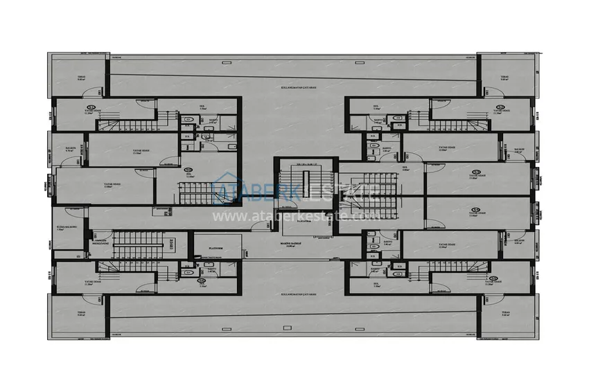 Kupuj taniej Nowoczesny projekt mieszkaniowy w centrum Antalyi - apartamenty od dewelopera o dużym potencjale inwestycyjnym 12 