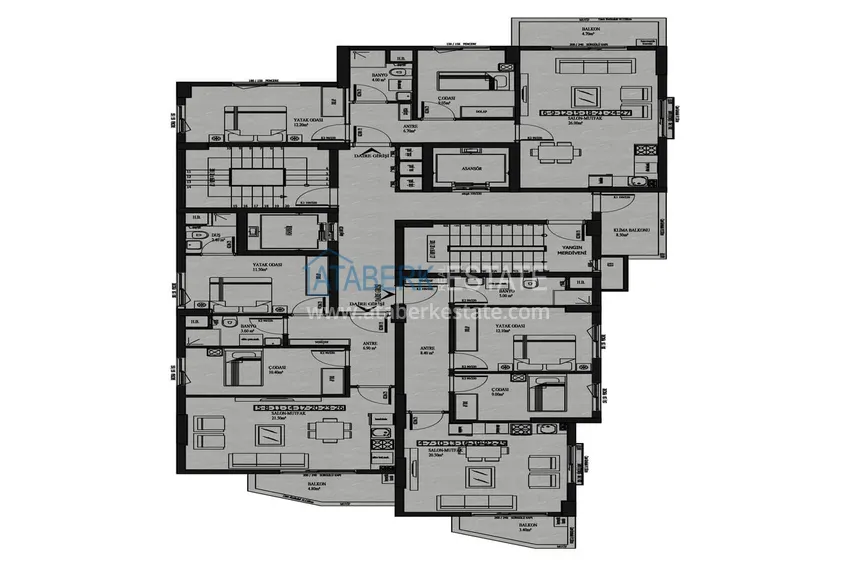 Kupuj taniej Nowoczesny projekt mieszkaniowy w centrum Antalyi - apartamenty od dewelopera o dużym potencjale inwestycyjnym 18 