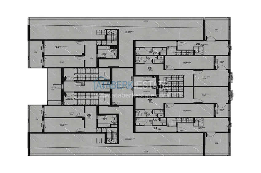 Kupuj taniej Nowoczesny projekt mieszkaniowy w centrum Antalyi - apartamenty od dewelopera o dużym potencjale inwestycyjnym 26 