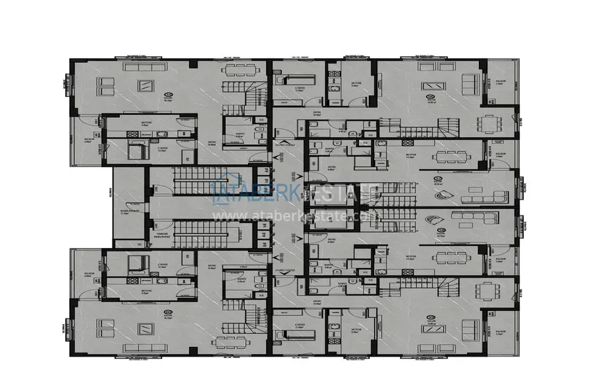 Kupuj taniej Nowoczesny projekt mieszkaniowy w centrum Antalyi - apartamenty od dewelopera o dużym potencjale inwestycyjnym 27 