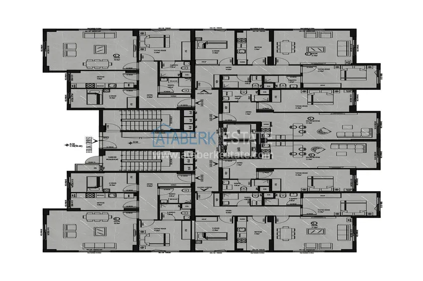 Kupuj taniej Nowoczesny projekt mieszkaniowy w centrum Antalyi - apartamenty od dewelopera o dużym potencjale inwestycyjnym 28 