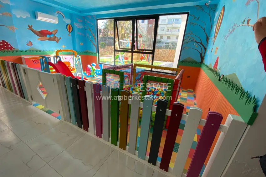 Apartament dwupoziomowy 2+1 w Alanya, Oba - stylowy duplex umeblowany na zezwolenie na pobyt  11 