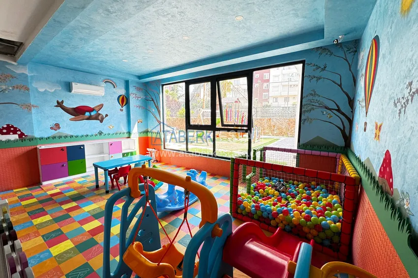 Apartament dwupoziomowy 2+1 w Alanya, Oba - stylowy duplex umeblowany na zezwolenie na pobyt  12 