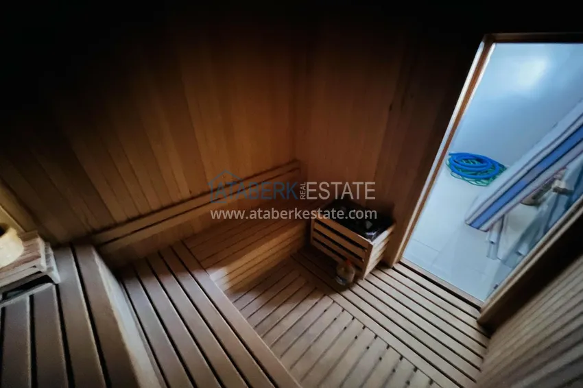 Linear 3+1 apartament w Alanya, dzielnica Oba - umeblowana, oddzielna kuchnia, odpowiednia na zezwolenie na pobyt  13 