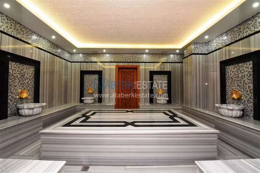 Apartament dwupoziomowy 2+1 w Alanya, Oba - stylowy duplex umeblowany na zezwolenie na pobyt  16 