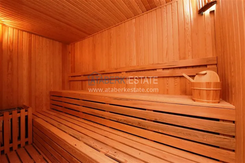 Apartament dwupoziomowy 2+1 w Alanya, Oba - stylowy duplex umeblowany na zezwolenie na pobyt  17 