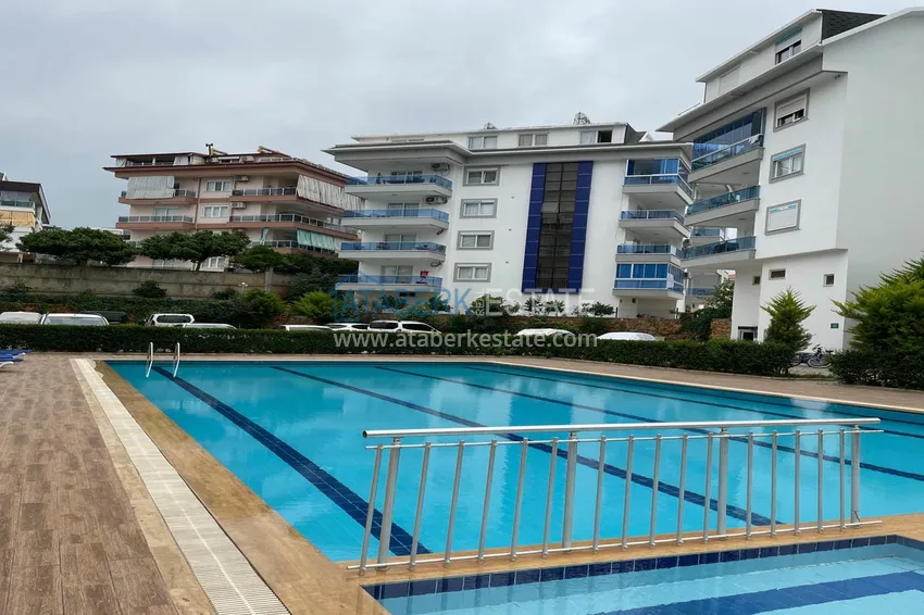 Linear 3+1 apartament w Alanya, dzielnica Oba - umeblowana, oddzielna kuchnia, odpowiednia na zezwolenie na pobyt  3 