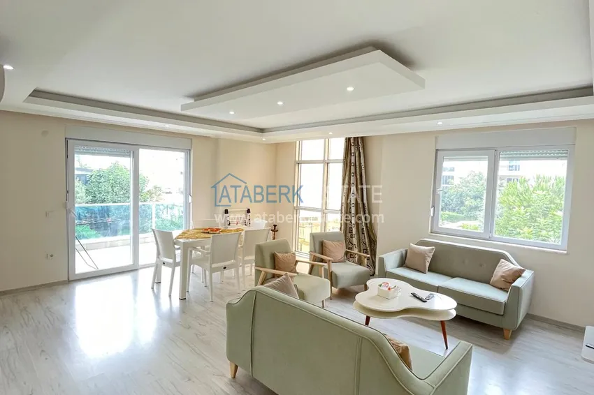 Kupuj  Linear 3+1 apartament w Alanya, dzielnica Oba - umeblowana, oddzielna kuchnia, odpowiednia na zezwolenie na pobyt  3 