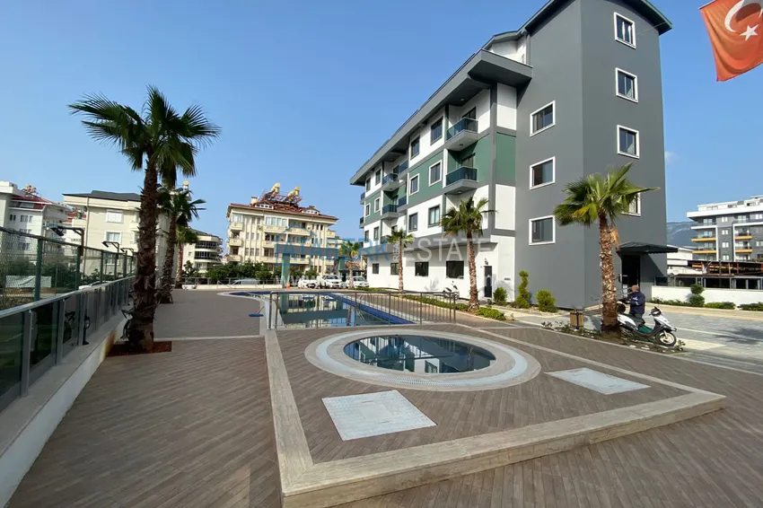 Apartament dwupoziomowy 2+1 w Alanya, Oba - stylowy duplex umeblowany na zezwolenie na pobyt  4 
