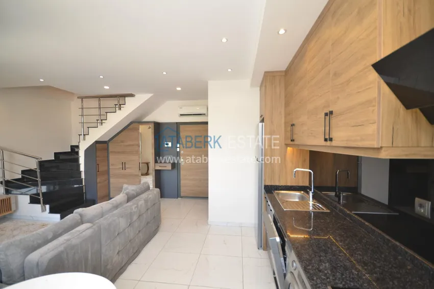 Kupuj  Apartament dwupoziomowy 2+1 w Alanya, Oba - stylowy duplex umeblowany na zezwolenie na pobyt  4 