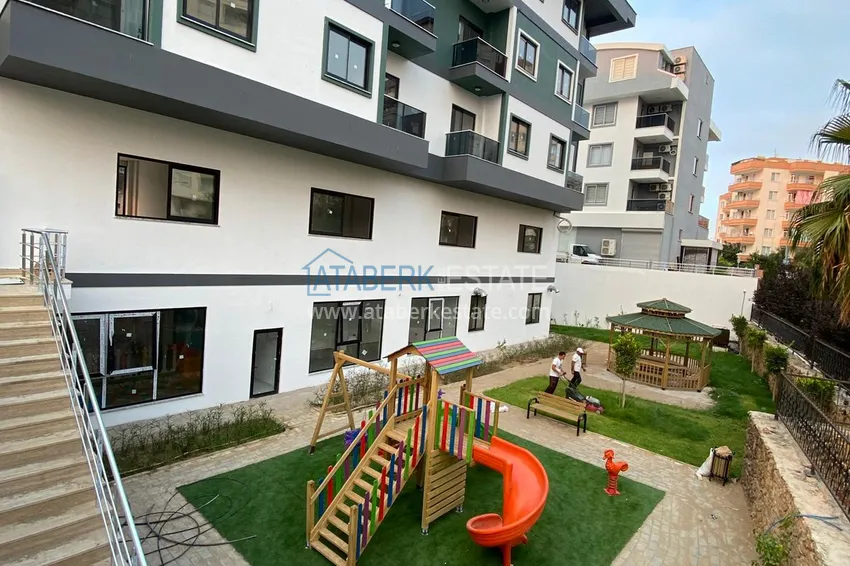 Apartament dwupoziomowy 2+1 w Alanya, Oba - stylowy duplex umeblowany na zezwolenie na pobyt  6 