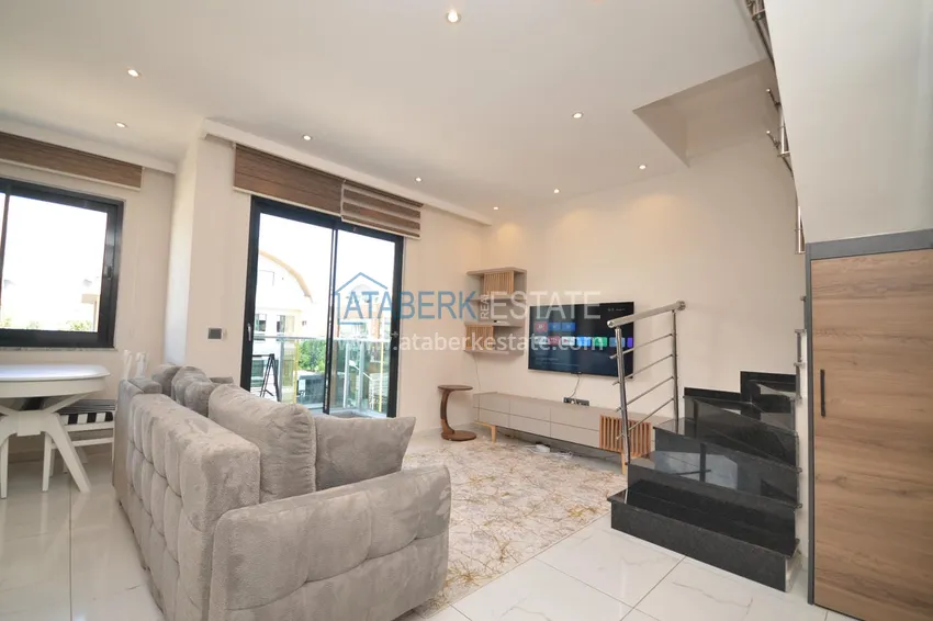 Kupuj  Apartament dwupoziomowy 2+1 w Alanya, Oba - stylowy duplex umeblowany na zezwolenie na pobyt  8 