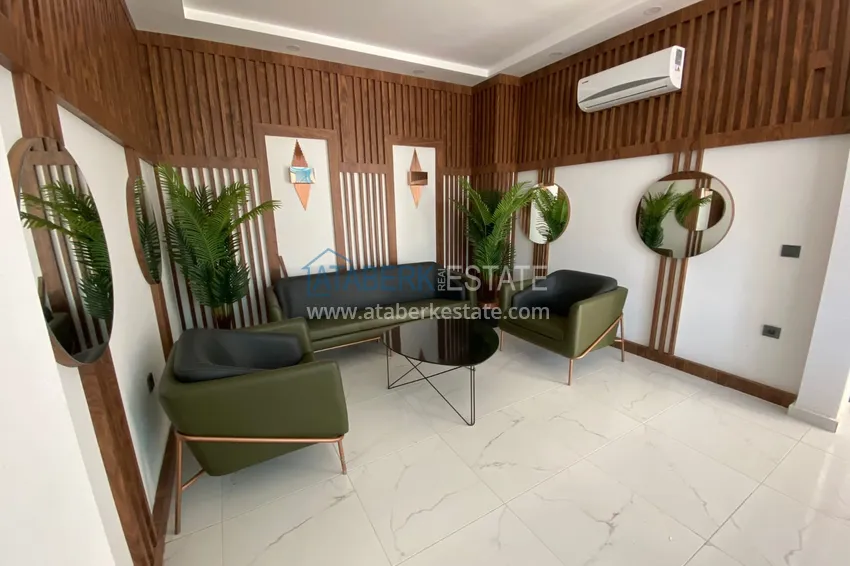 Apartament dwupoziomowy 2+1 w Alanya, Oba - stylowy duplex umeblowany na zezwolenie na pobyt  10 