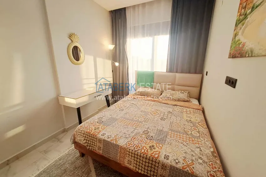 Kupuj  Apartament 1+1 w Alanyi, dzielnica Oba z meblami i widokiem na góry — raty do 6 miesięcy  6 