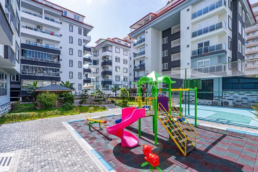 Apartament 2+1 w Alanya, dzielnica Cikcilli - umeblowane, oddzielna kuchnia i trzy balkony 7 