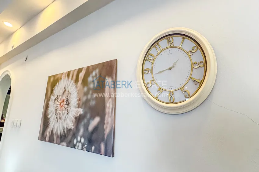 Kupuj  Apartament 3+1 na zezwolenie na pobyt w Alanyi, dzielnica Kale - umeblowany i z panoramicznym widokiem na morze i port  10 