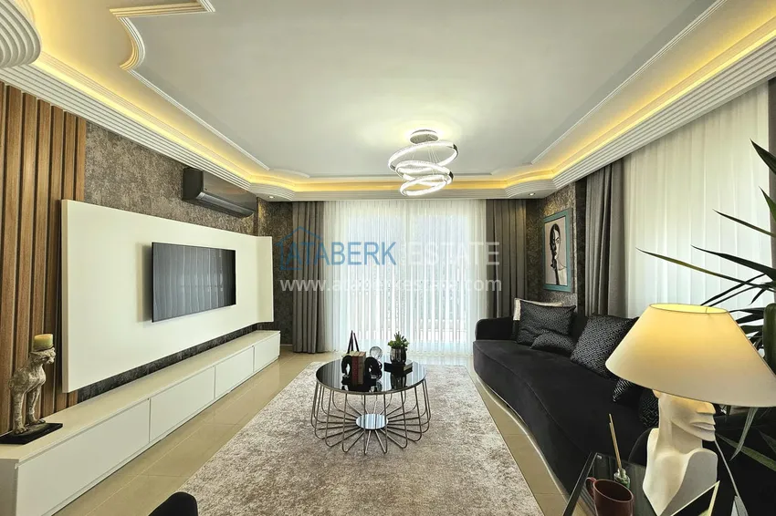Kupuj  Dwupoziomowy penthouse 3+1 w Alanyi, dzielnica Oba — designerskie wnętrze, prestiżowa rezydencja 10 